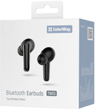 Słuchawki ColorWay TWS-3 Earbuds Black (CW-TWS3BK) - obraz 8