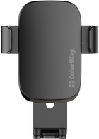 Автомобільний тримач для телефону ColorWay Metallic Gravity Holder 3 Black (CW-CHG14-BK) - зображення 6