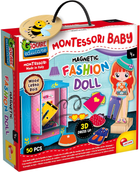 Розвиваюча іграшка Lisciani Montessori Legno Magnetic Fashion Doll (8008324098361)