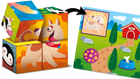 Zabawka edukacyjna Lisciani Montessori Wood Cubes And Logic (8008324096879) - obraz 2