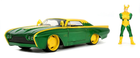 Металева модель автомобіля Jada Toys Marvel LokiFord Thunderbird Muscle Car з фігуркою 1:24 (4006333080333) - зображення 1