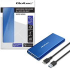 Зовнішня кишеня Qoltec M.2 SSD SATA USB 3.0 2TB Blue (5901878518329) - зображення 6