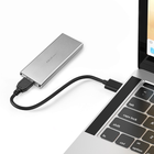 Kieszeń zewnętrzna Qoltec M.2 SSD SATA USB 3.0 2TB Grey (5901878518336) - obraz 5
