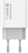 Мережевий зарядний пристрій ColorWay Power Delivery USB Type-C 20W White (CW-CHS026PD-WT) - зображення 3