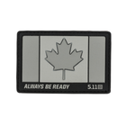 Нашивка 5.11 Tactical Canada Flag Patch Charcoal - зображення 1