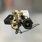Навушники Earmor M32 c кріпленням на шолом HD-ACC-08, активні, зі знімним мікрофоном та гарнітурою, Койот - зображення 5