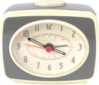 Настільний годинник-будильник Kikkerland AC14-GR-EU Сірий (0612615084063) - зображення 1