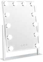 Lusterko kosmetyczne Gillian Jones LED Light Hollywood Mirror White (5713982010756) - obraz 1