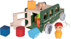 Дерев'яна машинка Simba Eichhorn з кубиками (4003046007138) - зображення 3