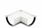 Угол желоба RainWay наружный 90° 130 мм Белый, RAL 9003