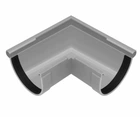 Кут ринви RainWay зовнішній 90° 90 мм Сірий, RAL 7040