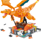 Zestaw klocków Mattel Mega Pokemon Mechaniczny Charizard z ruchem 1664 części (0194735133307) - obraz 5