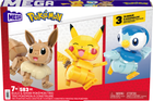 Конструктор Mattel Mega Pokemon Тріо Покемонів 588 деталей (0194735149667) - зображення 7