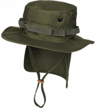 Панама Sturm Mil-Tec British Boonie Hat with Neck Flap R/S Olive 2XL (12326101) - зображення 1
