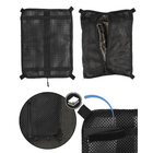 Підсумок універсальний сітчастий Sturm Mil-Tec Mesh Bag with Velcro Black L (16003702) - изображение 2