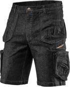 Шорти робочі NEO Tools Denim 81-273 XS Чорні (5907558467772) - зображення 1