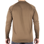 Футболка з довгим рукавом швидковисихаюча TACTICAL LONG SLEEVE SHIRT QUICKDRY M DARK COYOTE - зображення 3