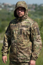 Мужская летняя Куртка Twill мультикам с липучками под шевроны XL - изображение 5
