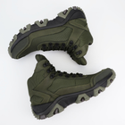 Кожаные летние ботинки OKSY TACTICAL Оlive 42 размер арт. 070112-setka - изображение 8