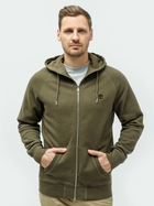 Bluza męska rozpinana streetwear z kapturem Timberland TB0A2BNB L Khaki (194116666585) - obraz 1