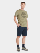 T-shirt męski bawełniany Timberland TB0A2C2R M Khaki (194902949090) - obraz 3