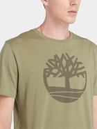 T-shirt męski bawełniany Timberland TB0A2C2R XXXL Khaki (194902949274) - obraz 4