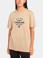 T-shirt męski bawełniany Timberland TB0A5UF7 M Beżowy (194903902872) - obraz 1