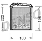 Радиатор печки VAG Octavia/EOS/Golf/Passat 1,4-3,6 03-13, DENSO (DRR32005)