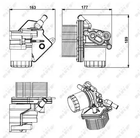 Радіатор масляний FORD Transit 2.2D 04/2006 , NRF (31238)