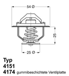 Термостат FIAT, RENAULT (Wahler), WAHLER (417479D)