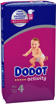 Підгузки Dodot Activity Розмір 4 9-14 кг 58 шт (8001841630977) - зображення 1