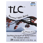 Чай для горла и легких NOW Foods, Real Tea "TLC" без кофеина, 24 чайных пакетика (48 г) - изображение 1