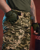 Армійські чоловічі штани на гумці Bandit 2XL піксель (11471) - зображення 6