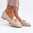 Loafersy damskie Iluvana 37 Beżowe (5905677084559) - obraz 5