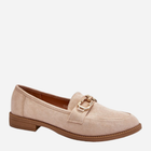 Loafersy damskie Misal 40 Beżowe (5905677080759) - obraz 3