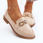 Loafersy damskie Misal 40 Beżowe (5905677080759) - obraz 6