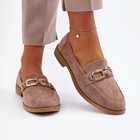 Loafersy damskie Misal 36 Jasnobeżowe (5905677080537) - obraz 7