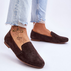 Loafersy damskie S.Barski Giovana 36 Brązowe (3095893832453) - obraz 3