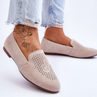 Loafersy damskie S.Barski Giovana 39 Beżowe (3096771054165) - obraz 5