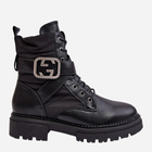 Жіночі зимові черевики Gennee 38 Чорні (5905677890112) - зображення 1