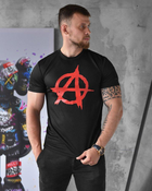 Футболка anarchy black ВТ1098 S