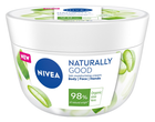 Krem Nivea Naturally Good do ciała, twarzy i rąk z organicznym aloesem 200 ml (42420088) - obraz 3