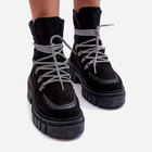 Жіночі черевики високі Acorn 38 Чорні (5905677884036) - зображення 4