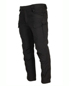 Тактичні штани утеплені SoftShell Black 3XL - зображення 1