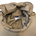 Панама Sturm Mil-Tec British Boonie Hat with Neck Flap R/SS Coyote - зображення 13