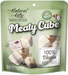 Ласощі для кішок та собак Natural Kitty Meaty Cube з тилапії 60 г (4712937601767)