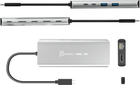 USB-хаб J5create JCD403 USB4 8K Multi-Port Hub  Grey (JCD403-N) - зображення 3
