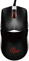 Миша Ducky Feather RGB USB Black/White (DMFE20O-OAZPA7G) - зображення 1