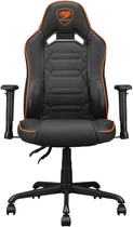 Крісло для геймерів Cougar Fusion S чорний з помаранчевим