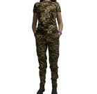Жіноча військова тактична футболка L піксель - изображение 2